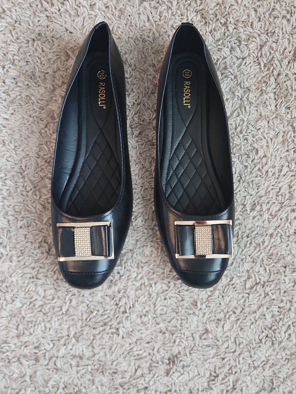 Rasolli Black Flats NWT